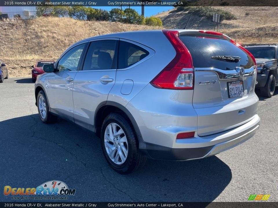 2016 Honda CR-V EX Alabaster Silver Metallic / Gray Photo #5