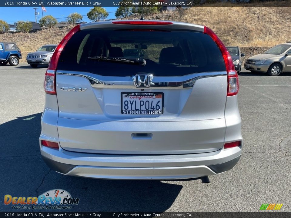 2016 Honda CR-V EX Alabaster Silver Metallic / Gray Photo #6