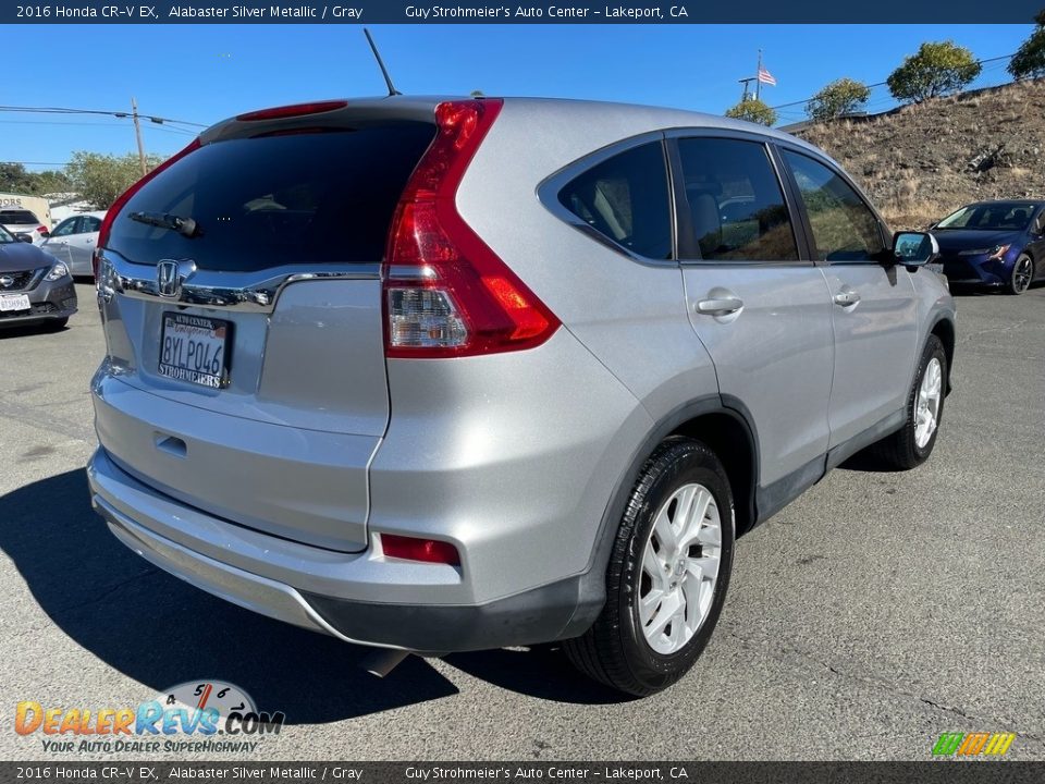 2016 Honda CR-V EX Alabaster Silver Metallic / Gray Photo #7