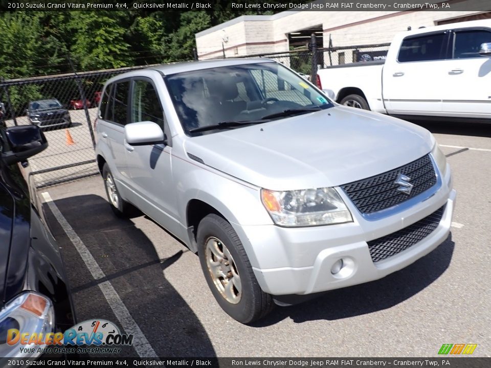 2010 Suzuki Grand Vitara Premium 4x4 Quicksilver Metallic / Black Photo #3