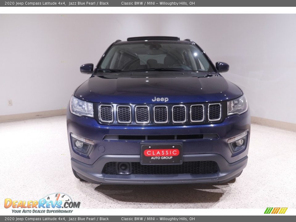 2020 Jeep Compass Latitude 4x4 Jazz Blue Pearl / Black Photo #2