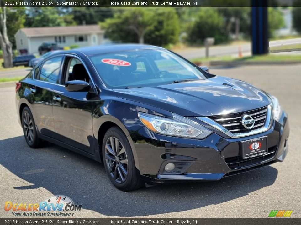 2018 Nissan Altima 2.5 SV Super Black / Charcoal Photo #2