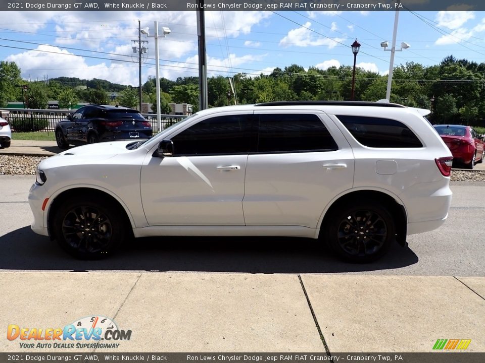 2021 Dodge Durango GT AWD White Knuckle / Black Photo #5