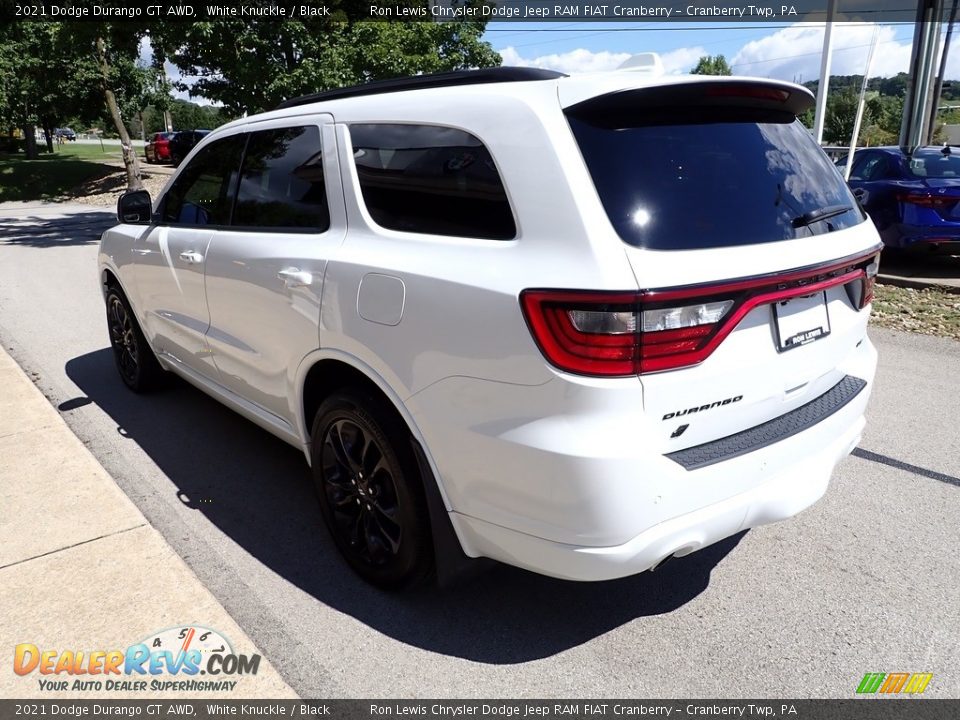 2021 Dodge Durango GT AWD White Knuckle / Black Photo #6