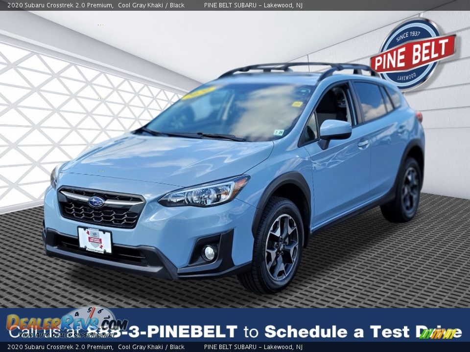 2020 Subaru Crosstrek 2.0 Premium Cool Gray Khaki / Black Photo #1