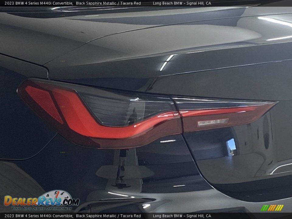 2023 BMW 4 Series M440i Convertible Black Sapphire Metallic / Tacora Red Photo #6