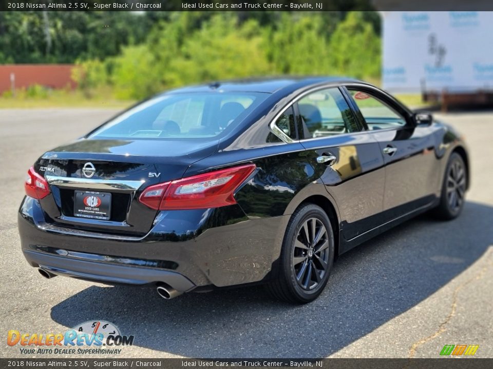 2018 Nissan Altima 2.5 SV Super Black / Charcoal Photo #7