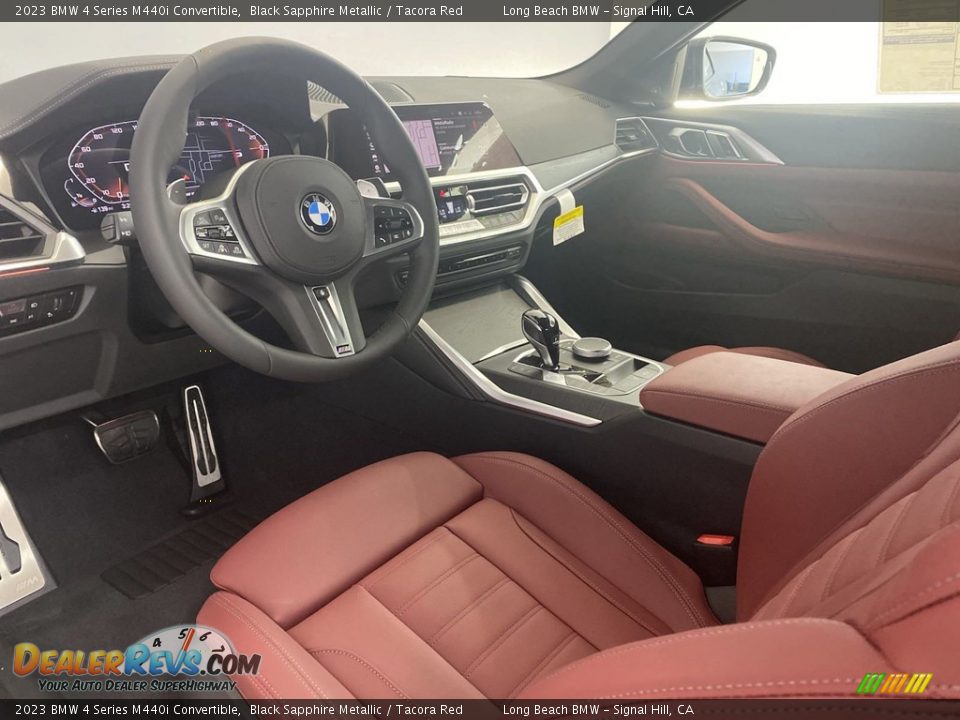 Tacora Red Interior - 2023 BMW 4 Series M440i Convertible Photo #12