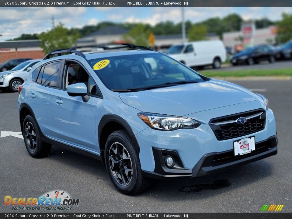 2020 Subaru Crosstrek 2.0 Premium Cool Gray Khaki / Black Photo #11