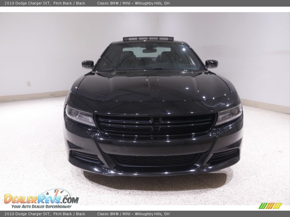 2019 Dodge Charger SXT Pitch Black / Black Photo #2