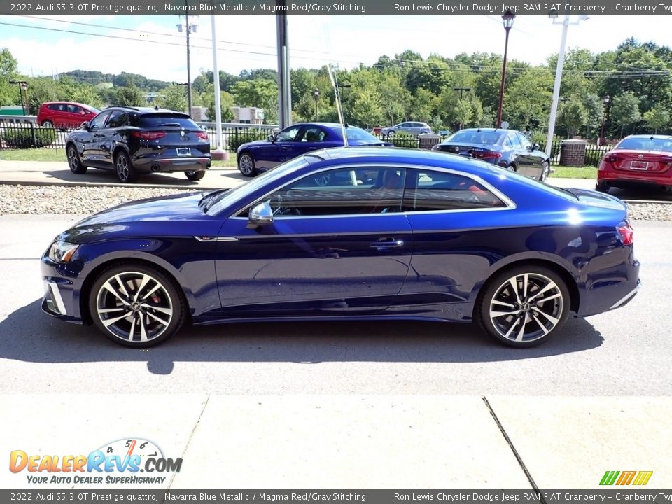 Navarra Blue Metallic 2022 Audi S5 3.0T Prestige quattro Photo #5