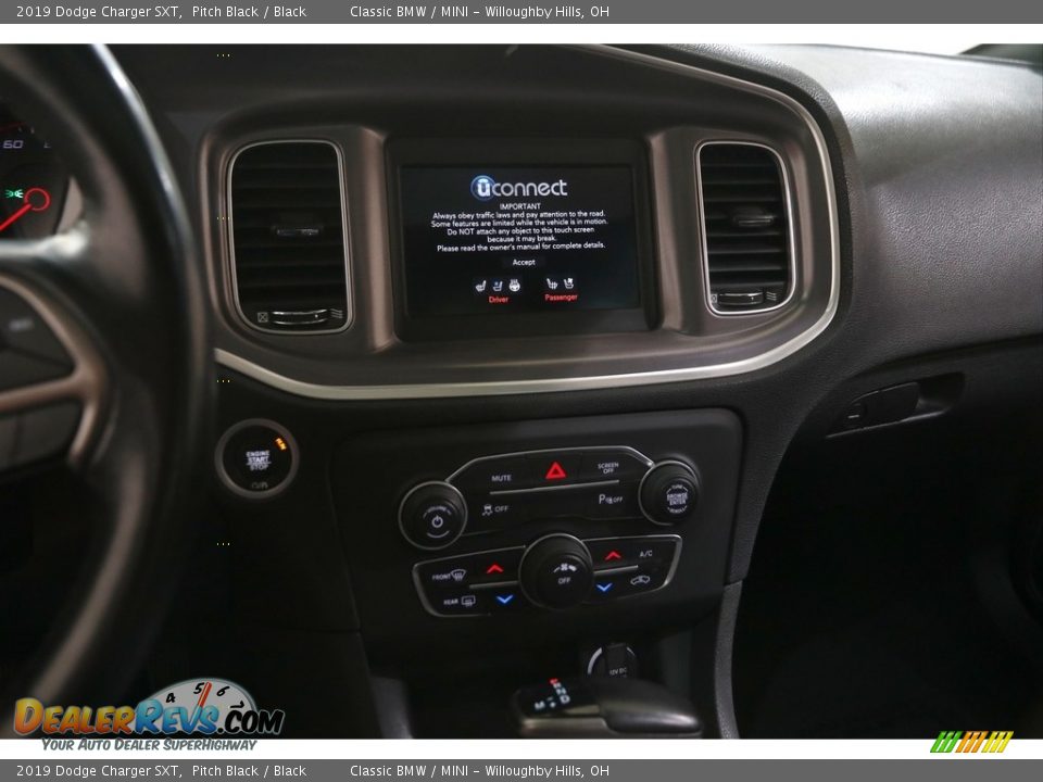 2019 Dodge Charger SXT Pitch Black / Black Photo #9