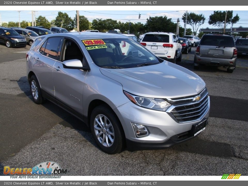2020 Chevrolet Equinox LT AWD Silver Ice Metallic / Jet Black Photo #3