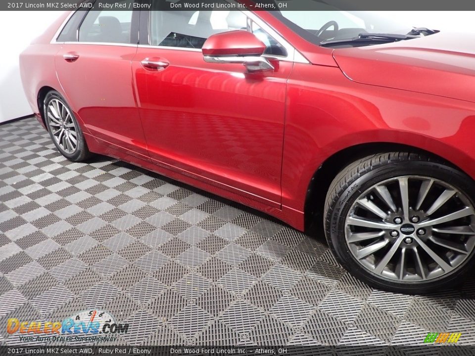 2017 Lincoln MKZ Select AWD Ruby Red / Ebony Photo #4