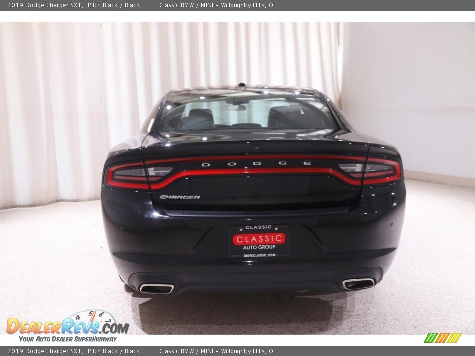 2019 Dodge Charger SXT Pitch Black / Black Photo #20