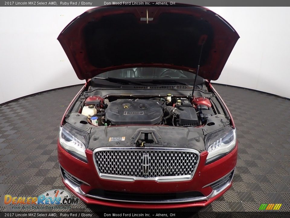 2017 Lincoln MKZ Select AWD Ruby Red / Ebony Photo #6