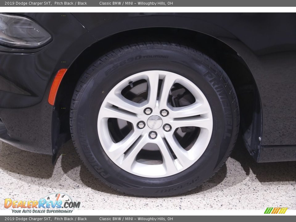 2019 Dodge Charger SXT Pitch Black / Black Photo #22