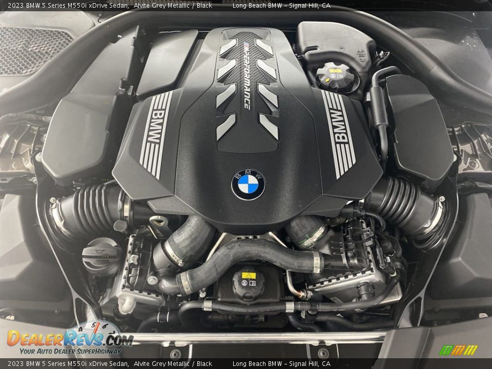 2023 BMW 5 Series M550i xDrive Sedan 4.4 Liter DI TwinPower Turbocharged DOHC 32-Valve V8 Engine Photo #9