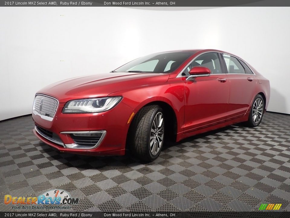 2017 Lincoln MKZ Select AWD Ruby Red / Ebony Photo #8