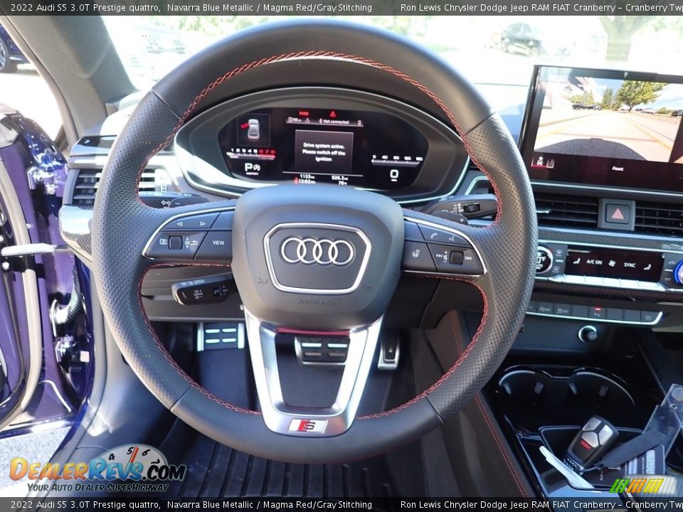 2022 Audi S5 3.0T Prestige quattro Steering Wheel Photo #19