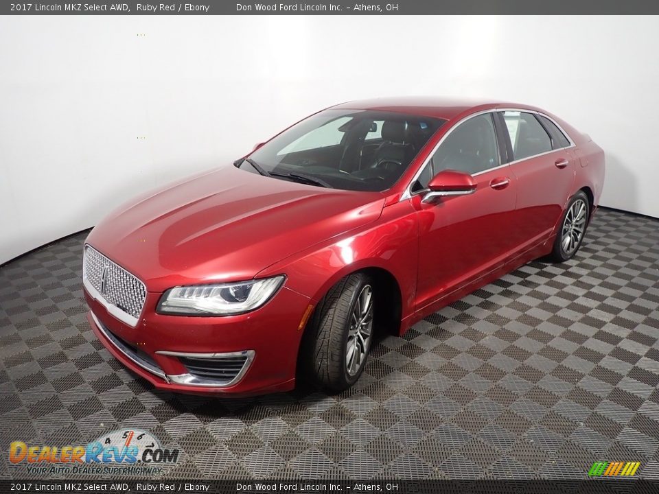 2017 Lincoln MKZ Select AWD Ruby Red / Ebony Photo #9