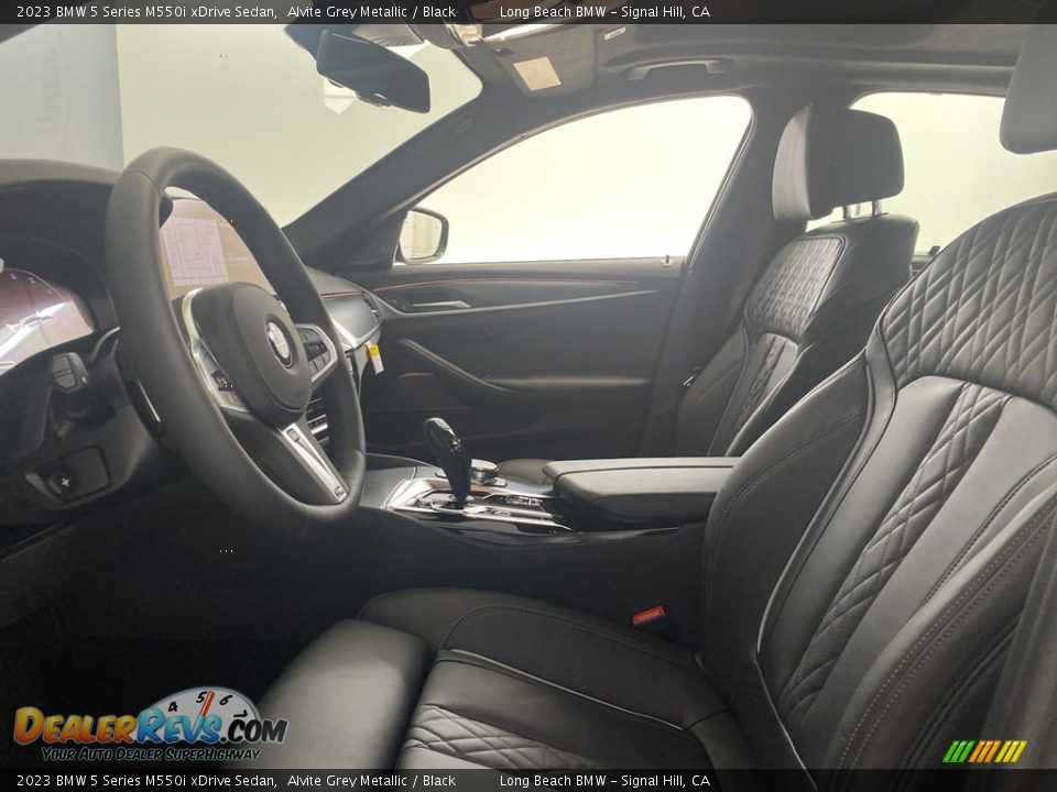 Front Seat of 2023 BMW 5 Series M550i xDrive Sedan Photo #13