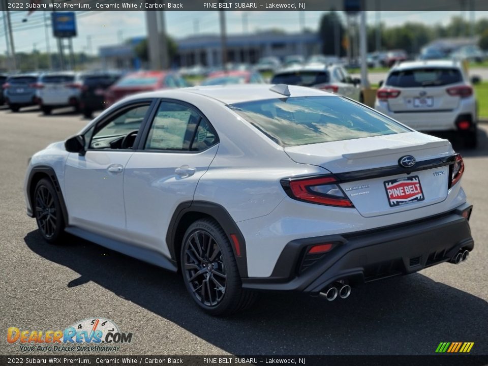 2022 Subaru WRX Premium Ceramic White / Carbon Black Photo #4