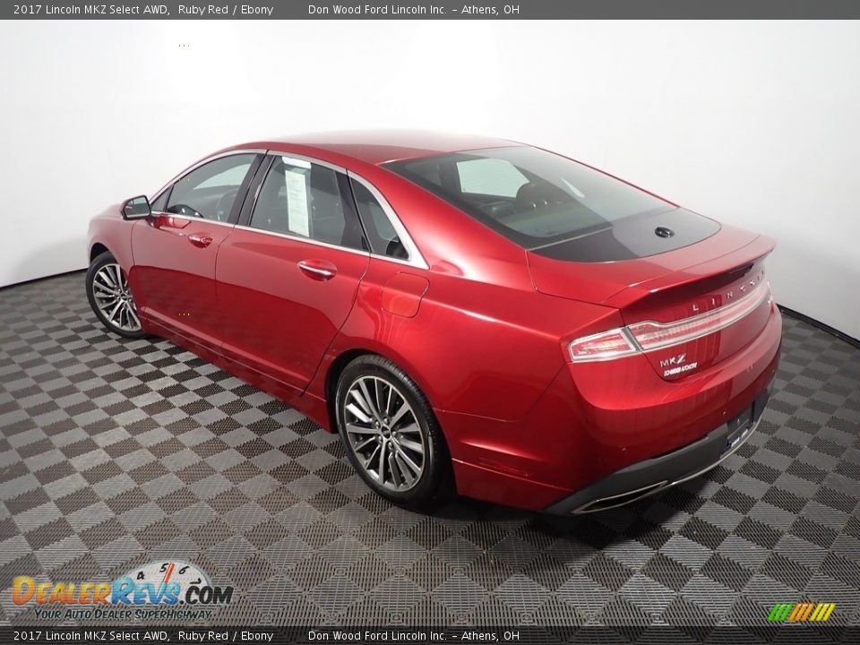 2017 Lincoln MKZ Select AWD Ruby Red / Ebony Photo #12