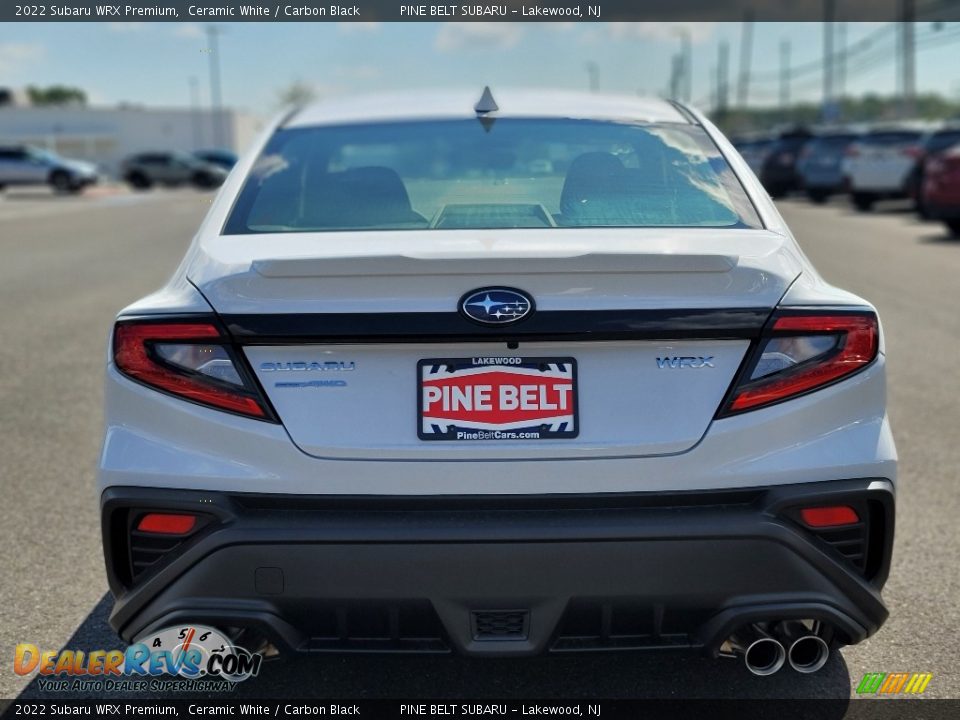 2022 Subaru WRX Premium Ceramic White / Carbon Black Photo #5