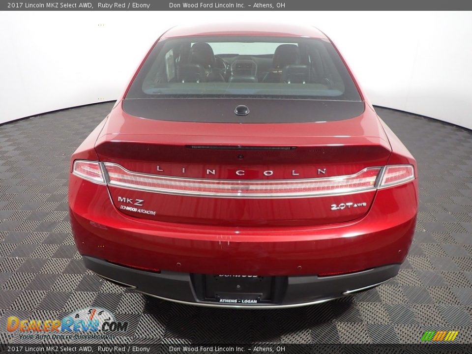 2017 Lincoln MKZ Select AWD Ruby Red / Ebony Photo #13