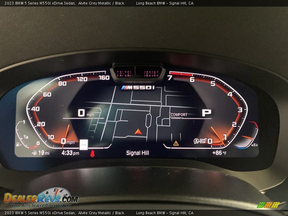 2023 BMW 5 Series M550i xDrive Sedan Gauges Photo #17