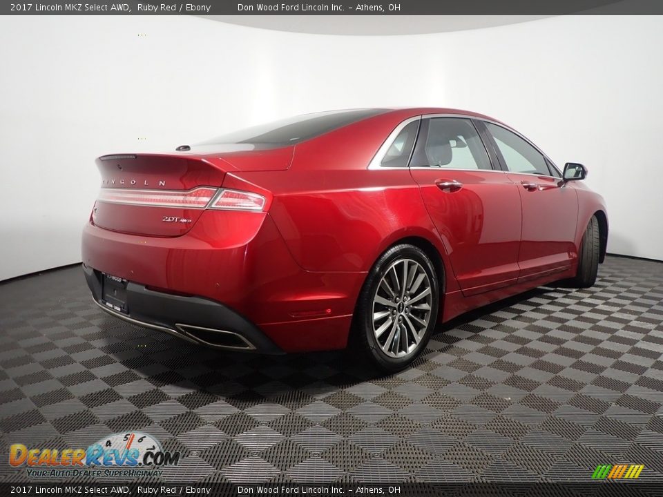 2017 Lincoln MKZ Select AWD Ruby Red / Ebony Photo #16