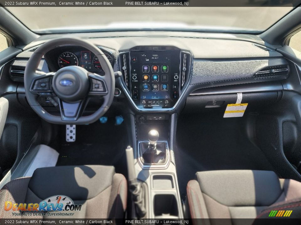 Carbon Black Interior - 2022 Subaru WRX Premium Photo #9