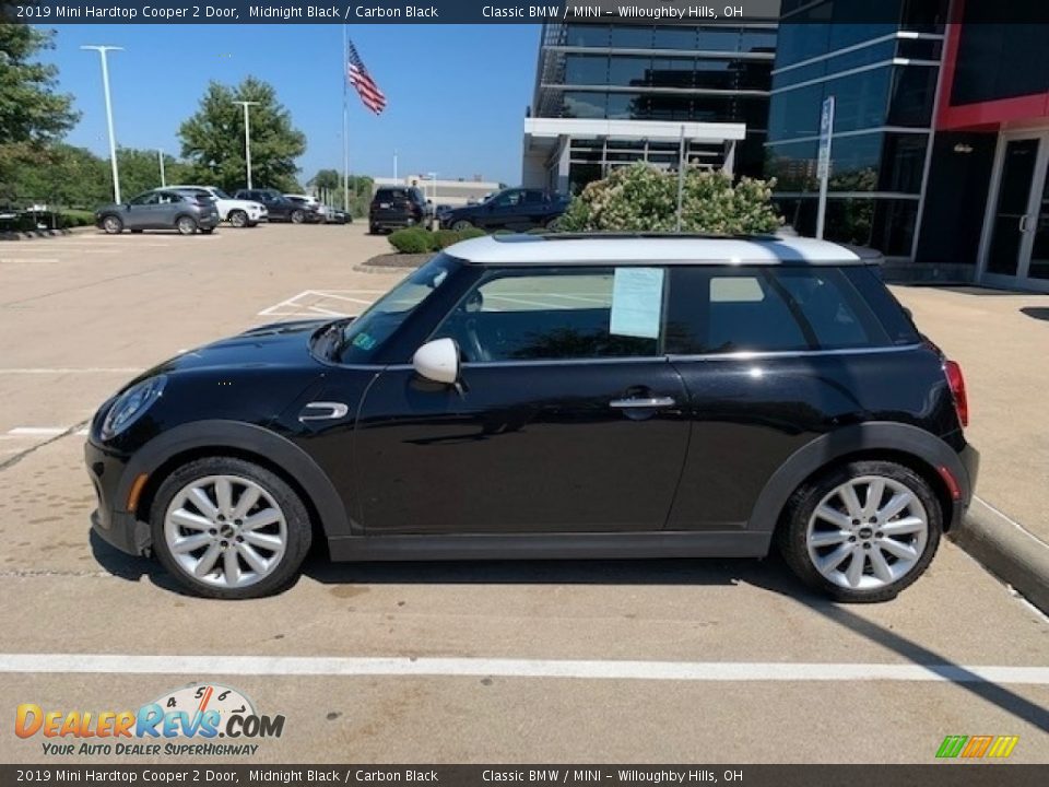 2019 Mini Hardtop Cooper 2 Door Midnight Black / Carbon Black Photo #2