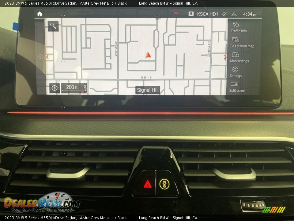 Navigation of 2023 BMW 5 Series M550i xDrive Sedan Photo #19