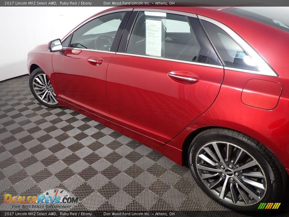 2017 Lincoln MKZ Select AWD Ruby Red / Ebony Photo #18