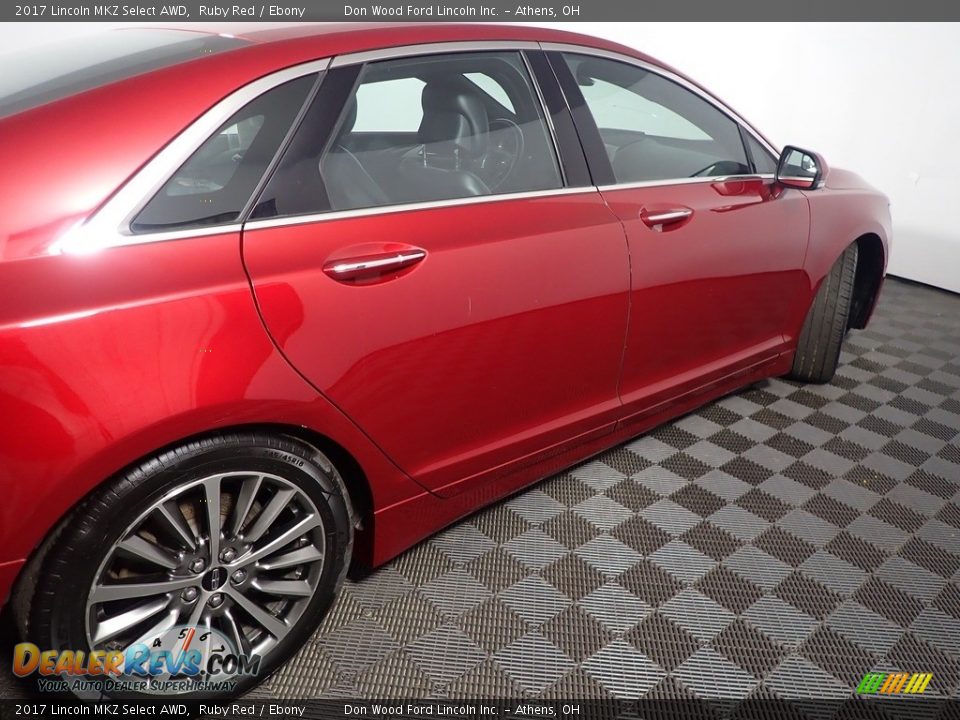 2017 Lincoln MKZ Select AWD Ruby Red / Ebony Photo #19