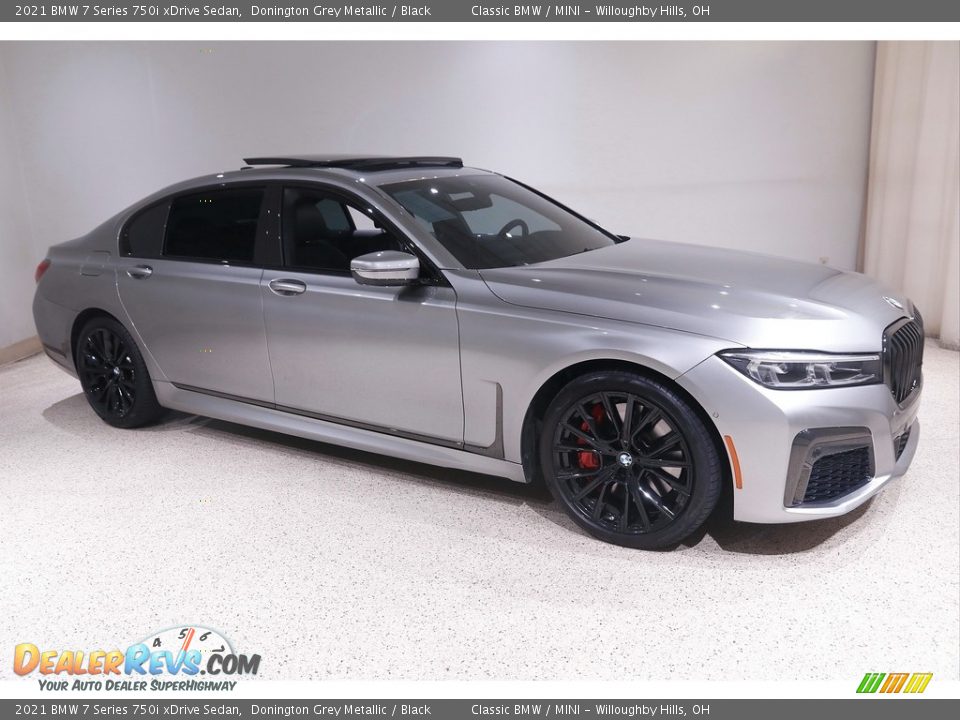 2021 BMW 7 Series 750i xDrive Sedan Donington Grey Metallic / Black Photo #1