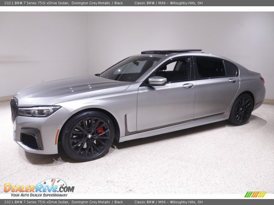 Donington Grey Metallic 2021 BMW 7 Series 750i xDrive Sedan Photo #3