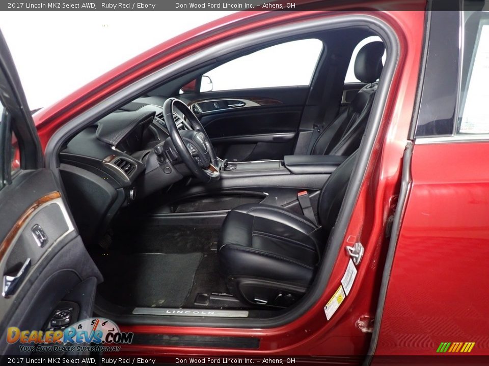 2017 Lincoln MKZ Select AWD Ruby Red / Ebony Photo #23