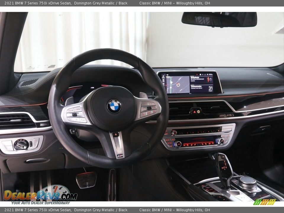 2021 BMW 7 Series 750i xDrive Sedan Donington Grey Metallic / Black Photo #6