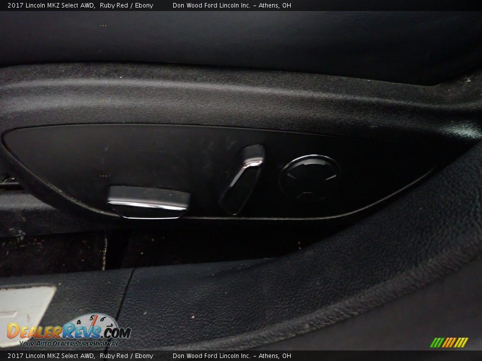 2017 Lincoln MKZ Select AWD Ruby Red / Ebony Photo #24