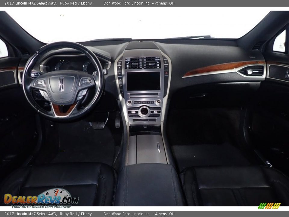 2017 Lincoln MKZ Select AWD Ruby Red / Ebony Photo #25