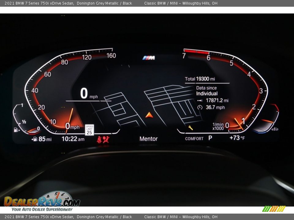 2021 BMW 7 Series 750i xDrive Sedan Gauges Photo #8