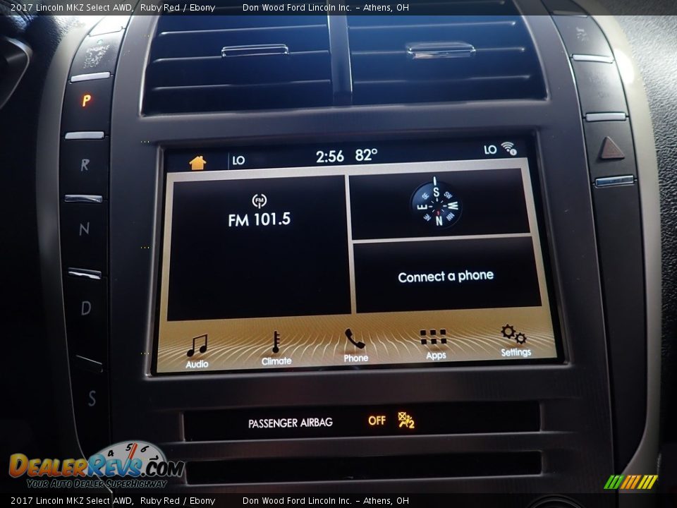 2017 Lincoln MKZ Select AWD Ruby Red / Ebony Photo #27