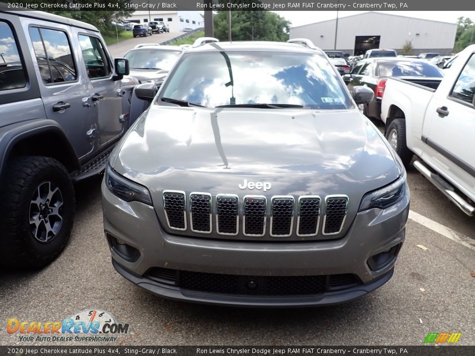 2020 Jeep Cherokee Latitude Plus 4x4 Sting-Gray / Black Photo #2
