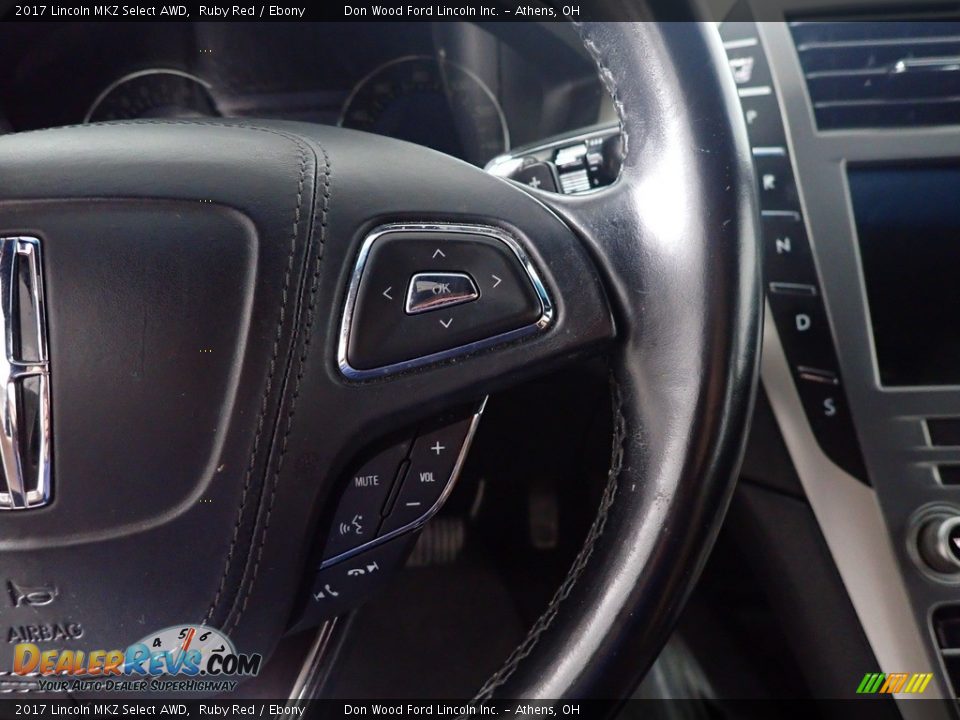 2017 Lincoln MKZ Select AWD Ruby Red / Ebony Photo #31