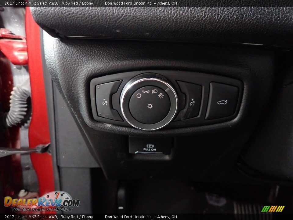 2017 Lincoln MKZ Select AWD Ruby Red / Ebony Photo #32