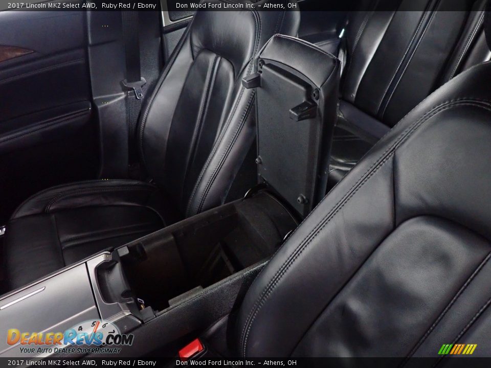 2017 Lincoln MKZ Select AWD Ruby Red / Ebony Photo #34