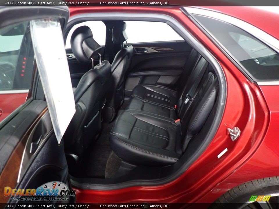 2017 Lincoln MKZ Select AWD Ruby Red / Ebony Photo #36